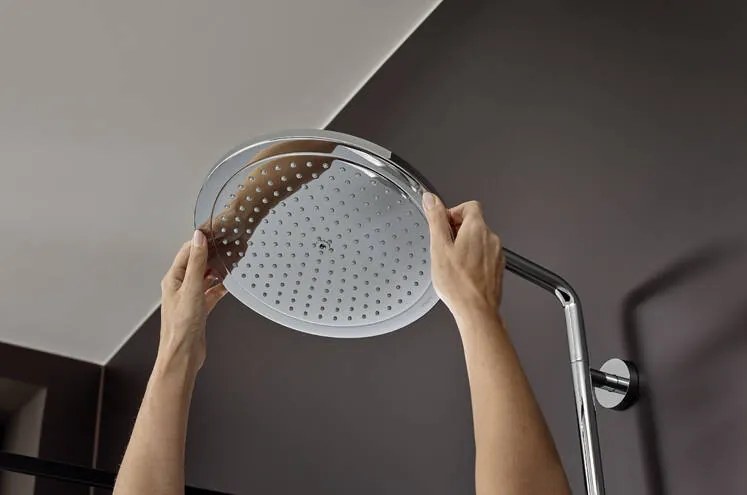 Hansgrohe Croma Select S, Showerpipe 280 1jet EcoSmart 9 l/min s termostatom, chróm, HAN-26794000