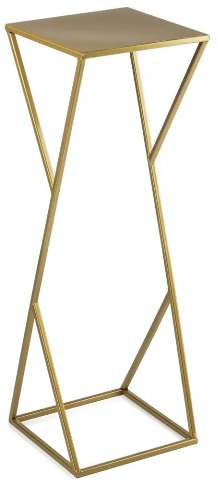 Stojan na kvety LOFT 70 cm zlatý
