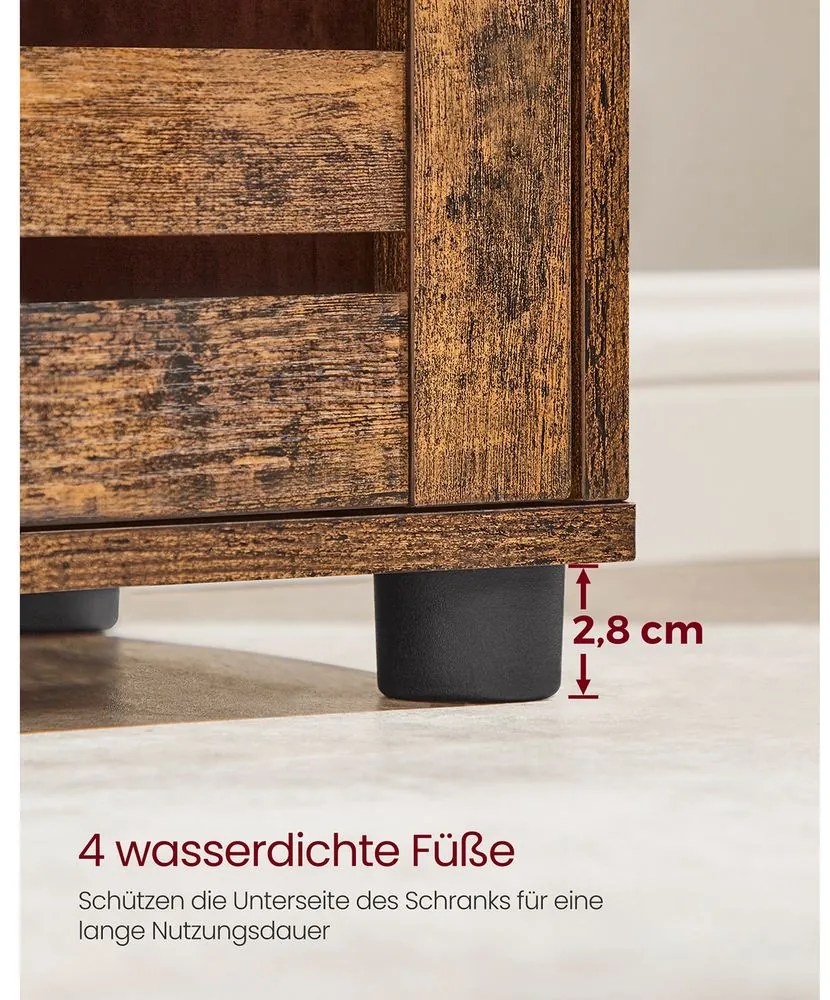 VASAGLE Kúpeľňová skrinka SONGMICS BBK160X01