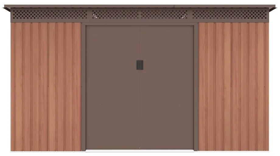 Záhradný domček G21 GRAH 700 - 340 x 206 cm, hnedý 6390094