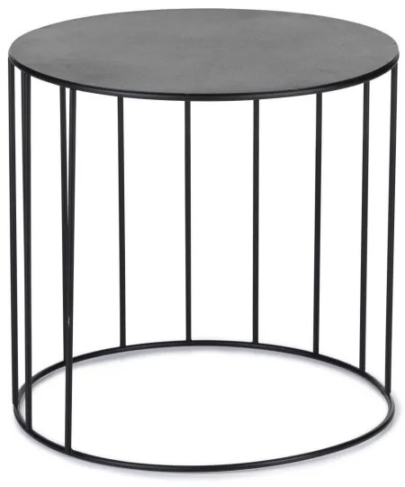 SADA 3x Stojan na kvety LOFT čierna