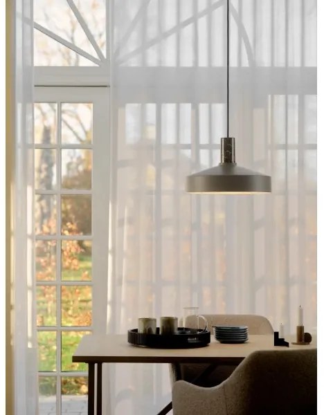 Nordlux - Luster na lanku ELVAS 1xE27/60W/230V pr. 37,5 cm hnedá