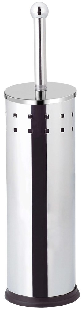 BISK Erga Basic, WC kefa na postavenie, vzor kocky, chróm, ERG-04917