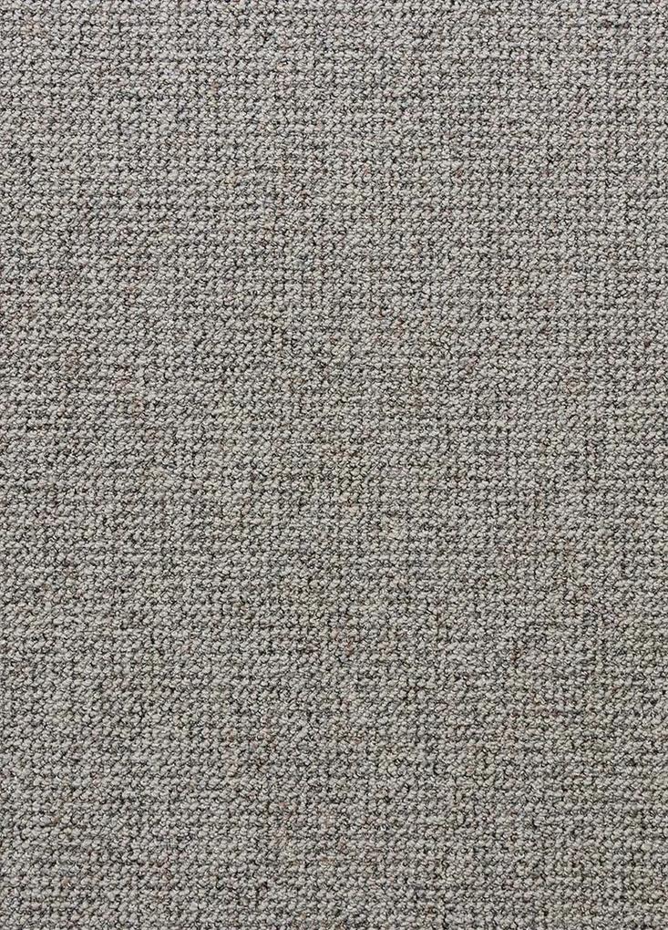 Koberce Breno Metrážny koberec RE-TWEED 34, šíře role 400 cm, sivá, viacfarebná