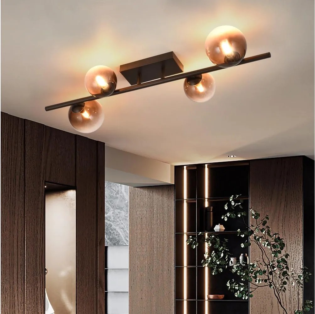BRILAGI - LED Prisadený luster MILLA 4xG9/3W/230V hnedá/dymová hnedá