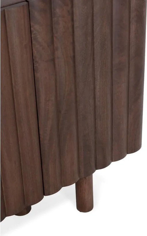 Hnedá komoda z mangového dreva 160x80x40 cm Tamira – MOME