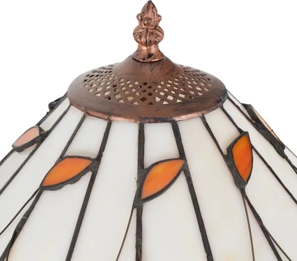 Brilagi - Tiffany vitrážová stojacia lampa FOLIA 2xE27/60W/230V