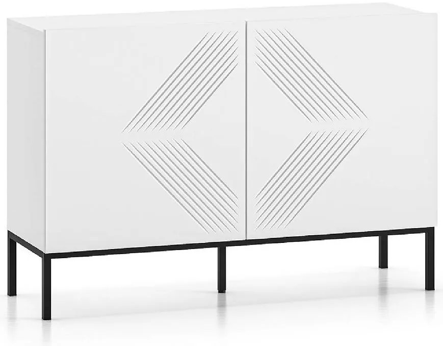 Komoda Clearing 03 biela/čierna