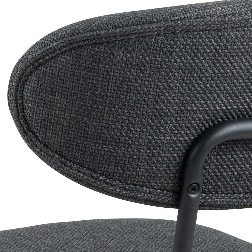 Antracitové jedálenské stoličky v súprave 2 ks Denise – Actona