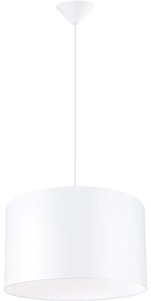 Sollux SL.1404 - Luster na lanku NOVA 1xE27/15W/230V pr. 40 cm biela