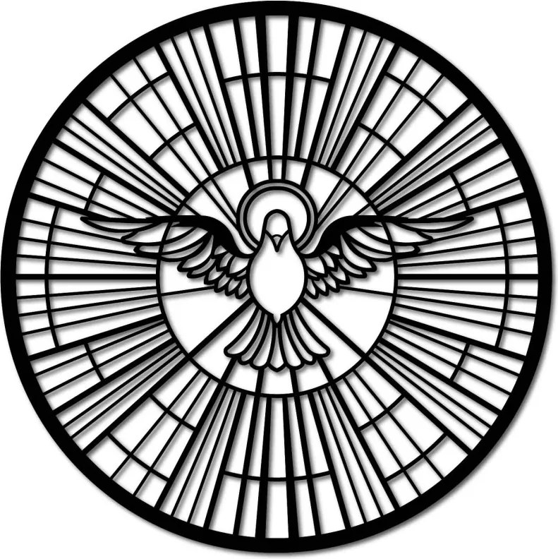 Drevený obraz na stenu duch svätý  I SENTOP PR0347