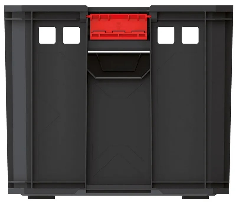 Prepravný box A, 30 cm, prepážky, čierna