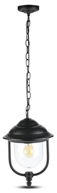 Vonkajší luster na reťazi 1xE27/60W/230V IP44 čierna