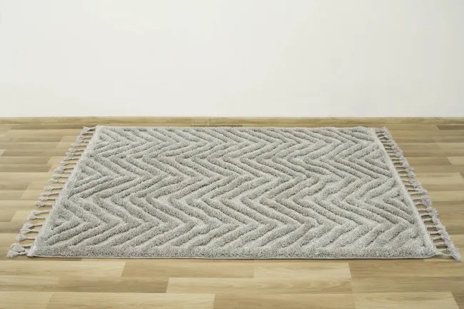 Koberec Berber 7059 l.3D jasný sivý