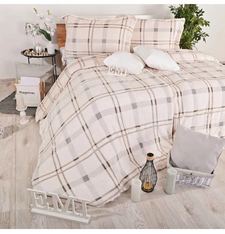 Obliečky z mikroplyšu Mona, Štandardný set jednolôžko obsahuje 1x 140x200 + 1x 70x90