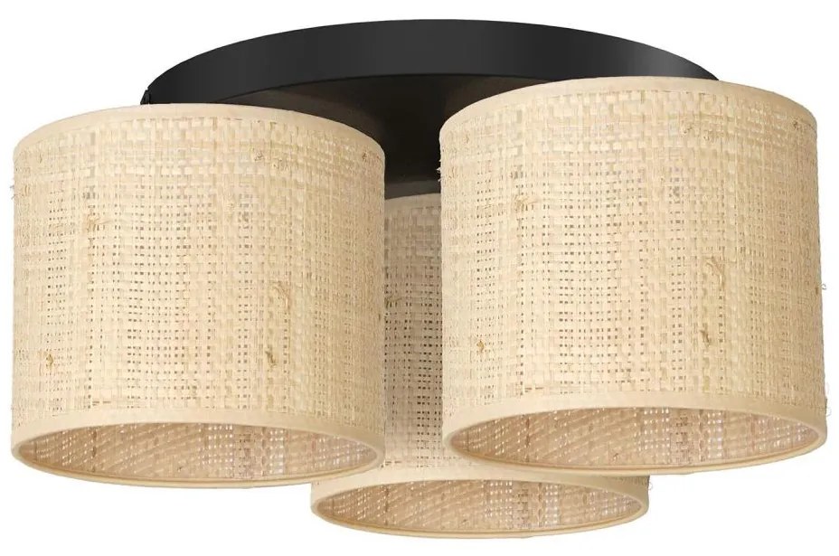 Luminex Luster prisadený RATTAN 3xE27/60W/230V ratan LU5276