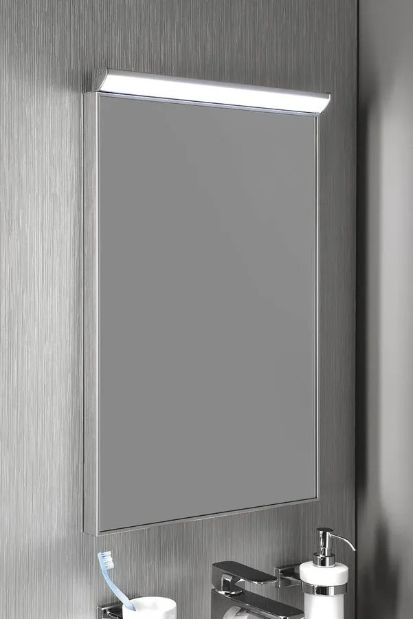 Sapho, BORA zrkadlo v ráme s LED osvetlením a s prepínačom 600x800mm, AL768