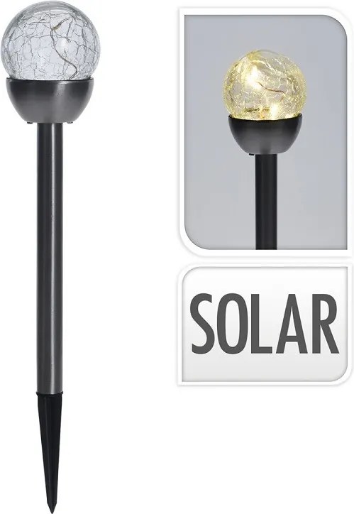 Set solárnych LED lámp Glassball 5 ks