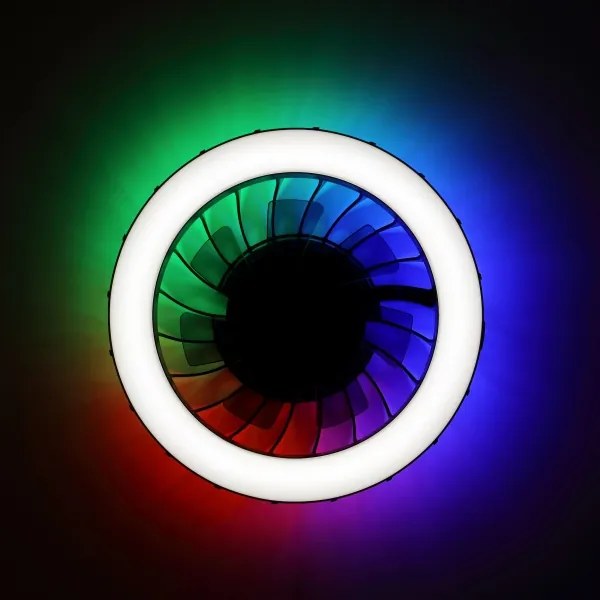 Brilliant - LED RGBW stropný ventilátor FANORA LED/30W/230V + DO