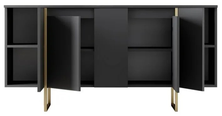 Skrinka Luxe Anthracite and Gold