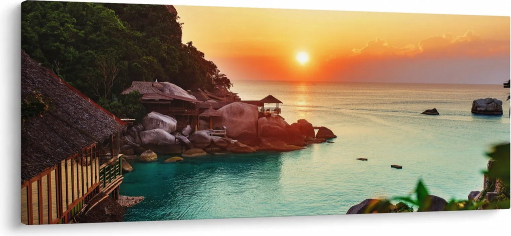 Obraz nádhernej pláže (120x50 cm)