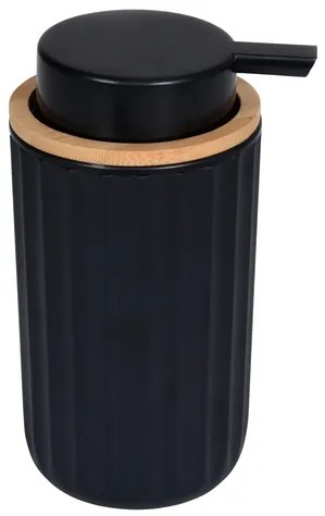 BISK Erga Preto, dávkovač mydla na postavenie, čierna, ERG-08294