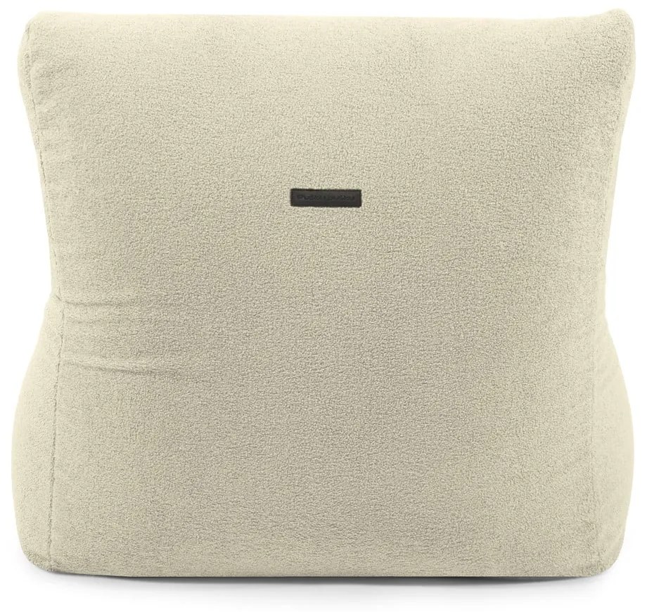 Krémový sedací vak z textílie buklé Seat 100 Lounge – SLOWDOWN