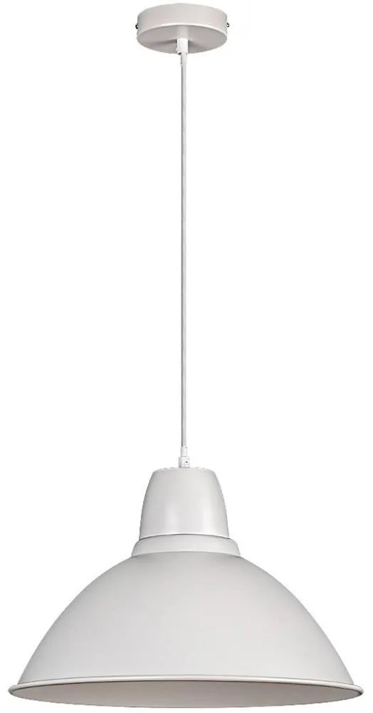Rabalux 72014 - Luster na lanku WILBOUR 1xE27/60W/230V biela