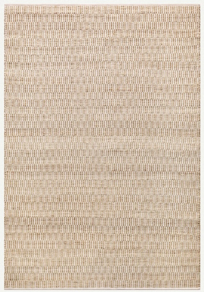 Diamond Carpets India, Ručne viazaný kusový koberec Tove J-10 Natural, 140x200, béžová, chodba / predsieň