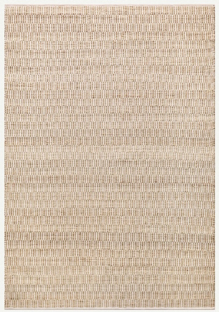 Diamond Carpets India, Ručne viazaný kusový koberec Tove J-10 Natural, 200x290, béžová, chodba / predsieň
