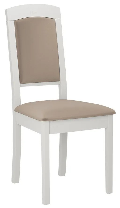 Čalúnená jedálenská stolička Heven XIV, Morenie: biela, Poťahové látky: Hygge D20