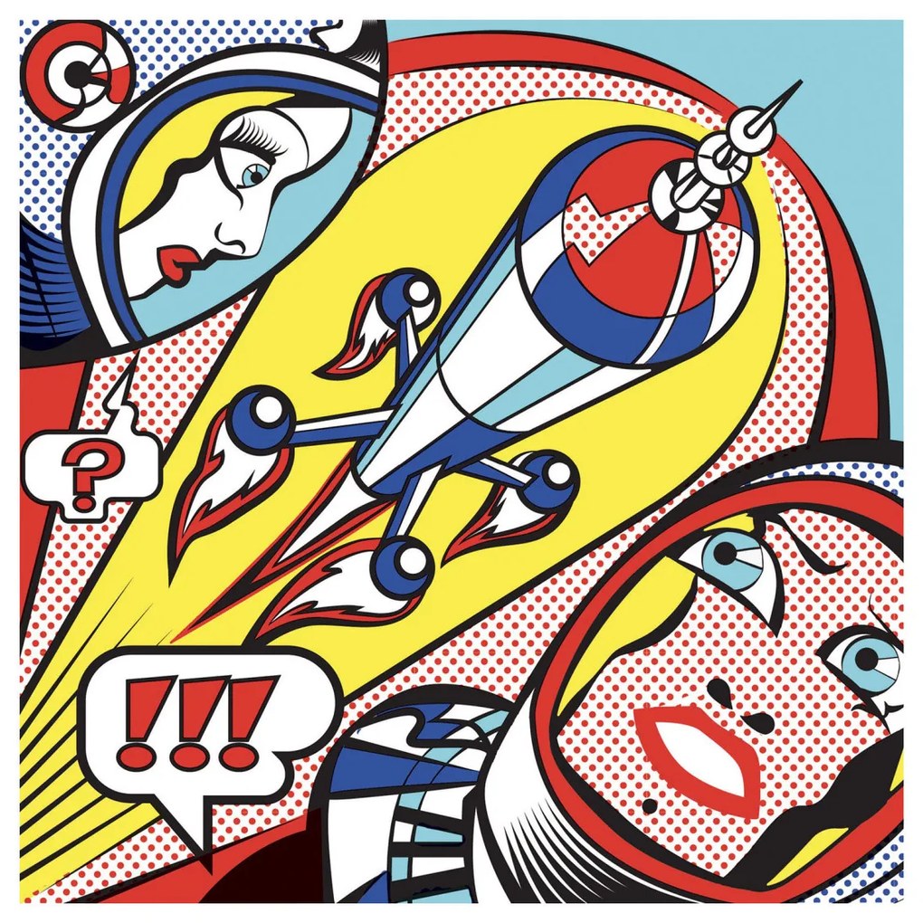 Kreatívna hra - Roy Lichtenstein - Superhrdinovia
