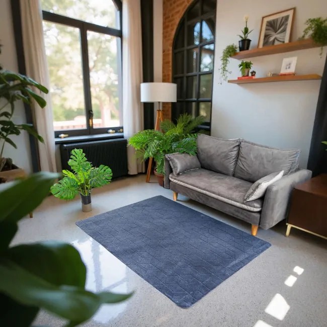 Koberec RABBIT 3D sivý