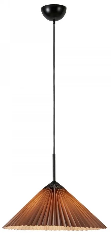Markslöjd 108709 - Luster na lanku PLISADO 1xE27/40W/230V pr. 50 cm šedá