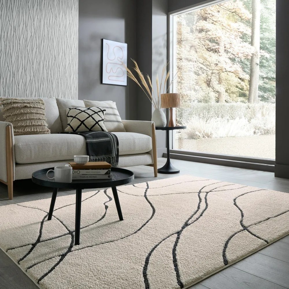 Krémový koberec 160x230 cm Flow – Flair Rugs