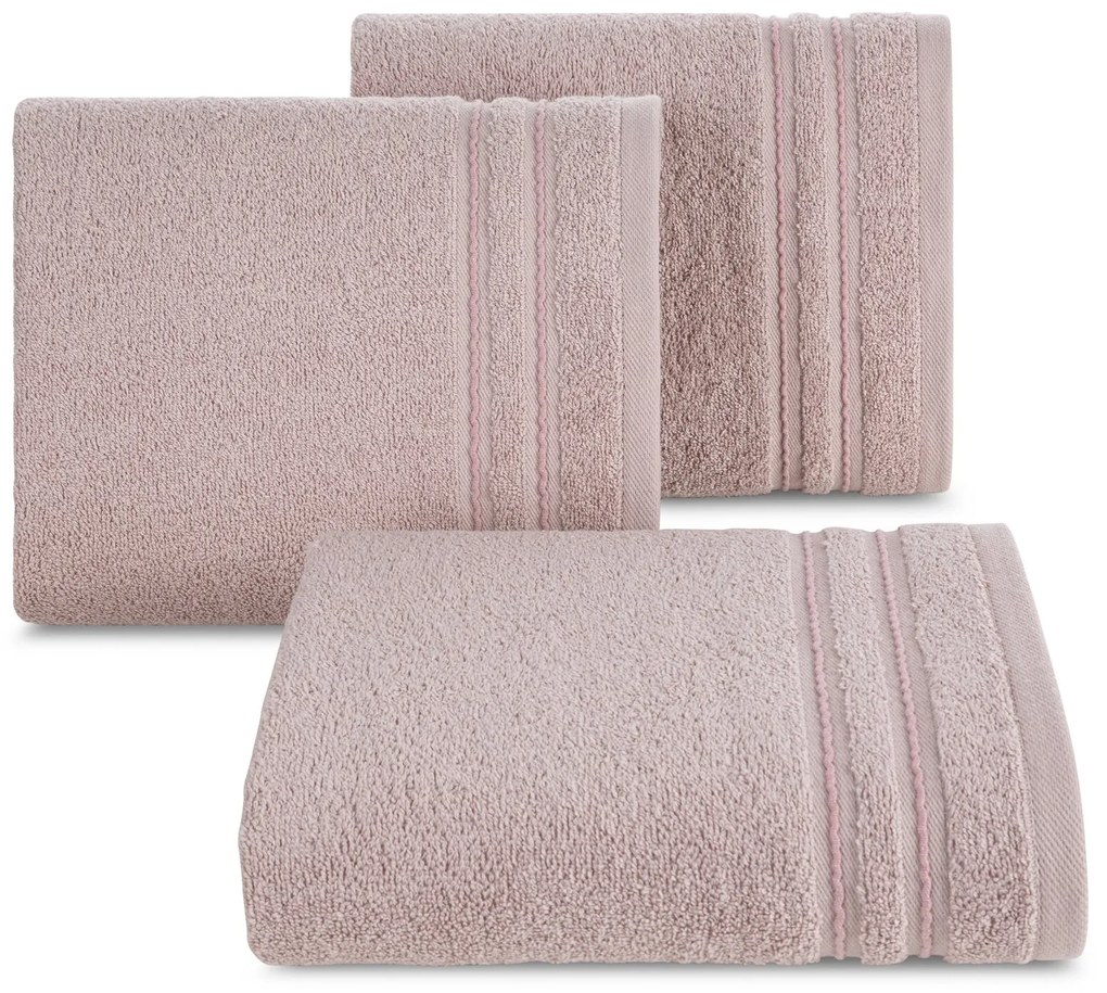 BAVLNENÝ UTERÁK EMINA 30X50 CM PUDROVÁ