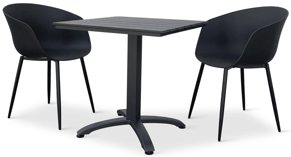 Noela Balkónový set Ristorante + 2x stolička Rikke