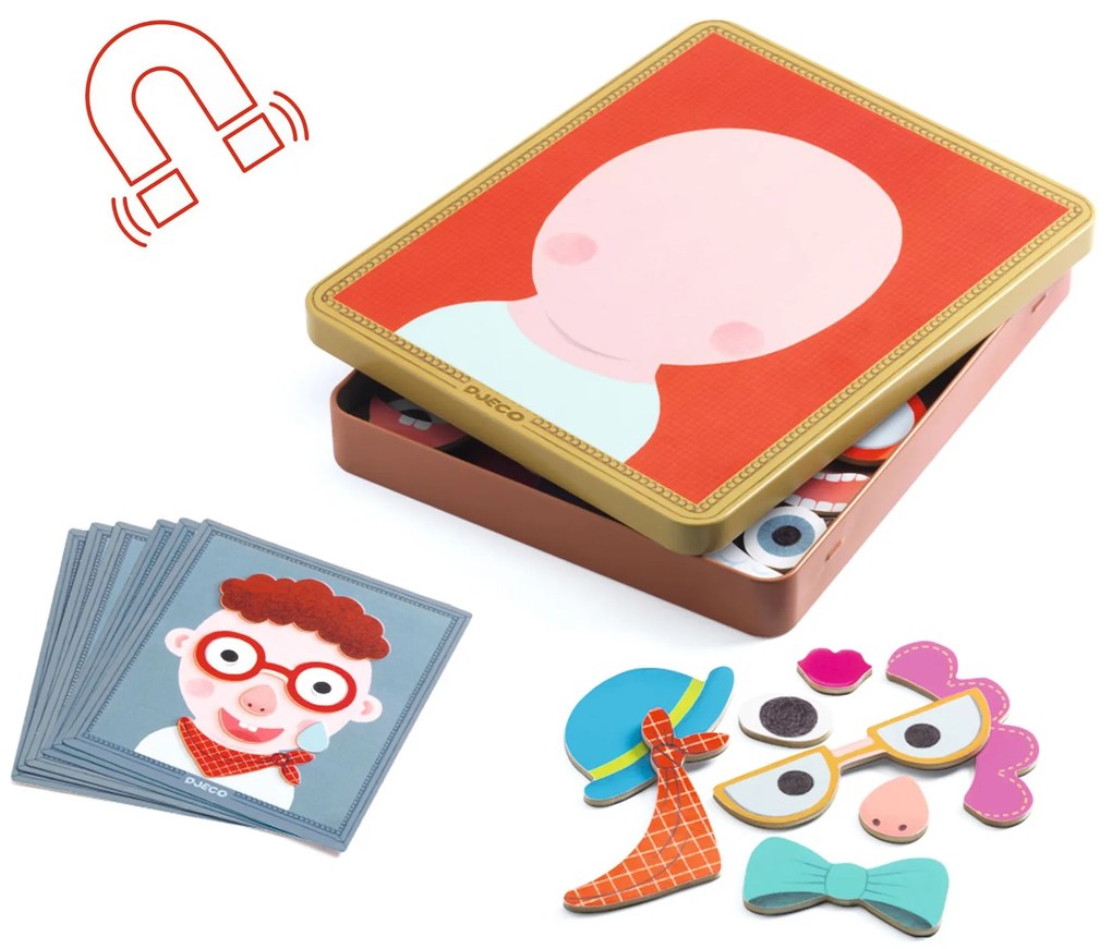 Hra s magnetmi – portréty