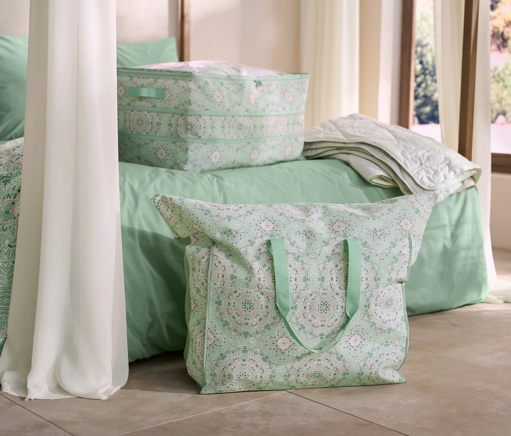 Letná prešívaná bavlneno-ľanová prikrývka irisette® greenline, štandardná veľkosť