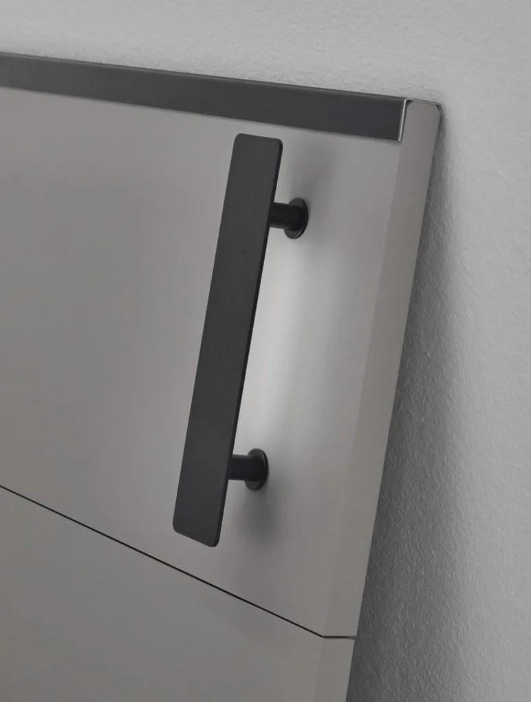 Posteľ s osvetlením Tilburg 180x200 cm, šedá sahara