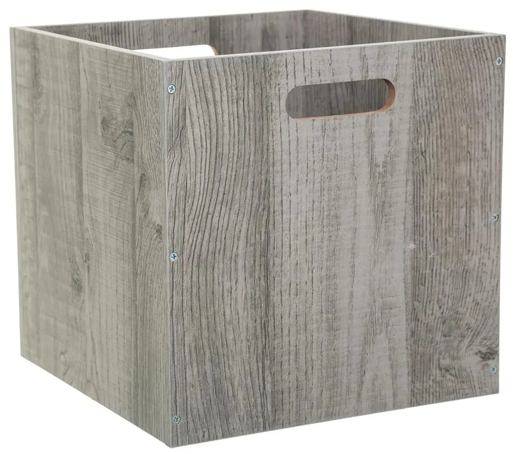 5five Simply Smart Úložný box Wood, 31x31x31 cm, sivá
