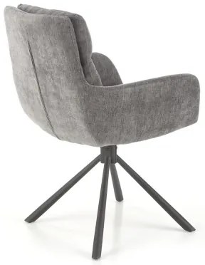 Jedálenská stolička HALSA 1 ks sivá