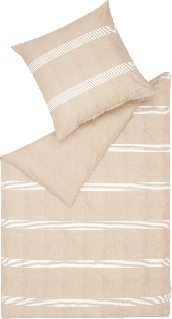 XXXLutz OBOJSTRANNÁ POSTEĽNÁ BIELIZEŇ, renforcé, krémová, prírodná farba, piesková, béžová, 135/200 cm Esprit - Online Only bytové doplnky - 003021021802