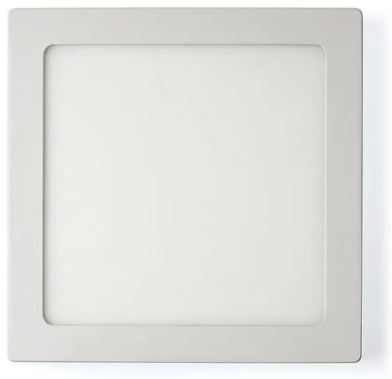 BERGE LED panel štvorcový 225x225x35mm prisadený - 18W - 230V - 1480Lm - teplá
