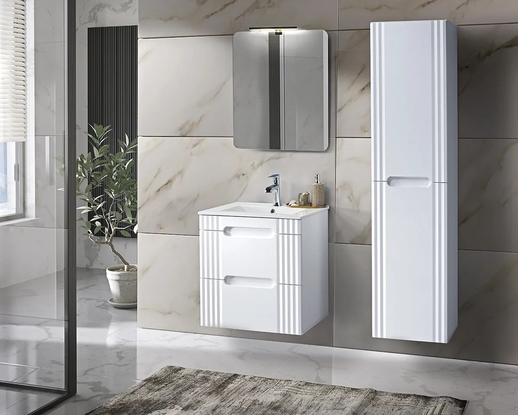 Comad Kúpeľňová skrinka pod umývadlo Fiji White 60 biela