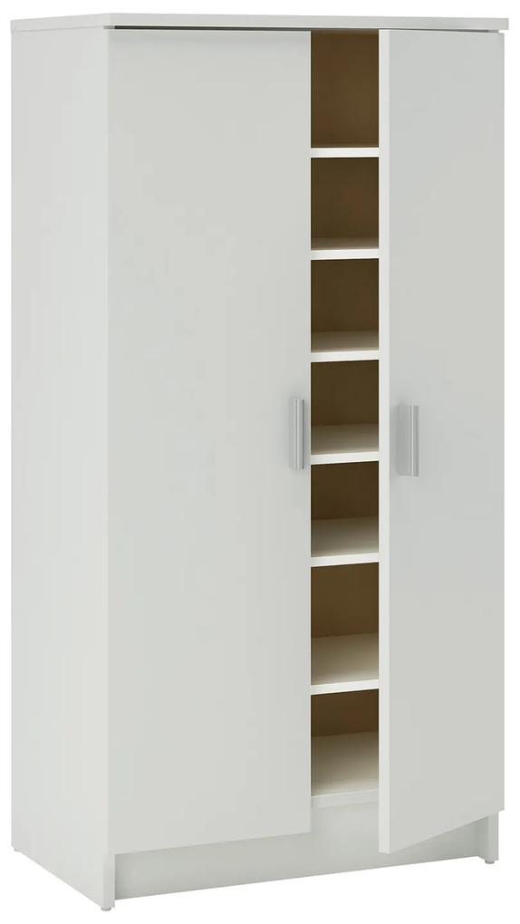 idea Komoda perleťovo biela Rozmery: 55 × 36 × 109cm