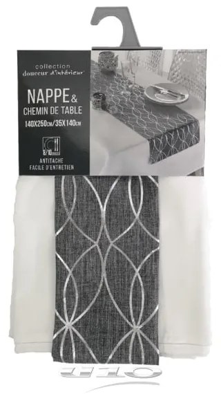 Súprava obrusu a behúňa 140x250 cm Elipsa – douceur d'intérieur