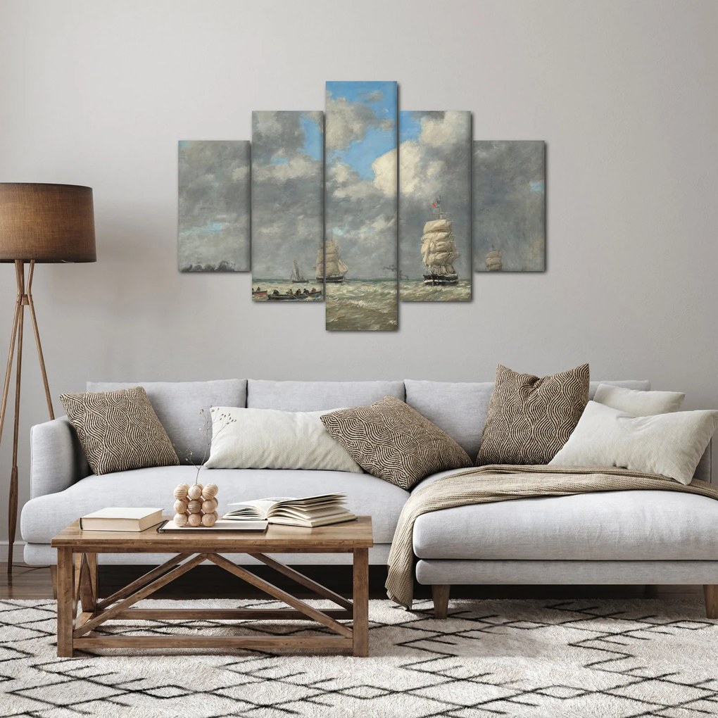 Obraz - Eugène Boudin, Le Havre, reprodukcia (150x105 cm)