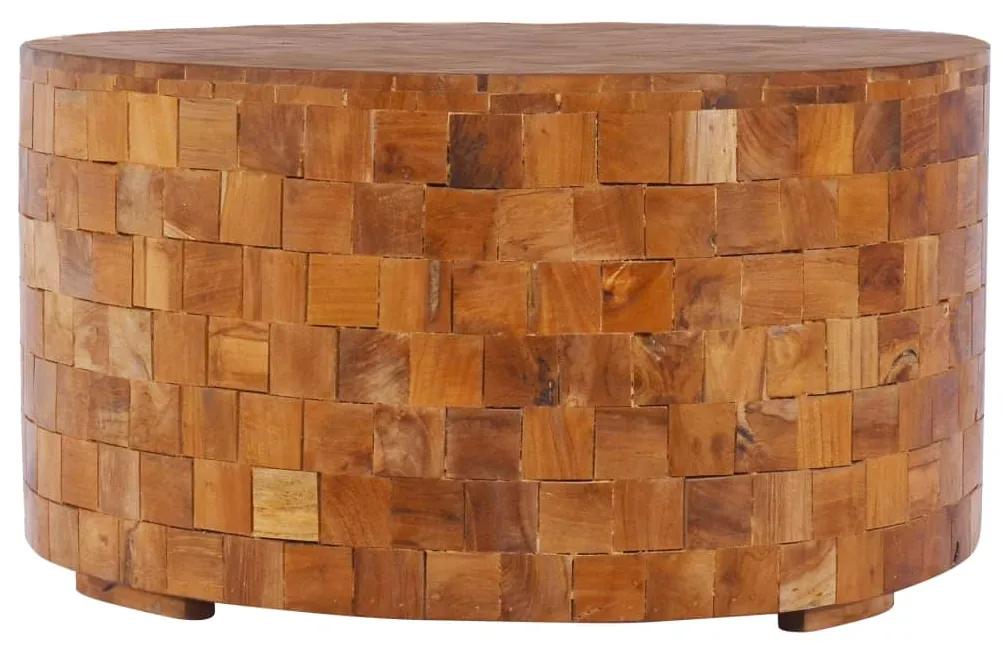 vidaXL Konferenčný stolík 60x60x35 cm masívne teakové drevo