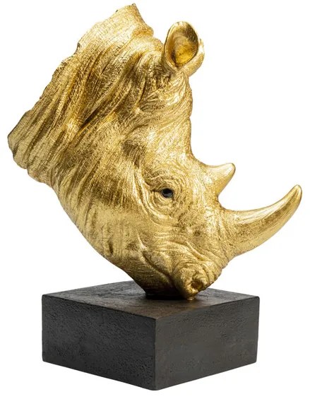 Rhino Gold dekorácia zlatá 51cm
